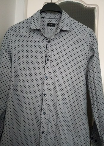 Gri Regular Fit Erkek Gömlek - Görsel 3