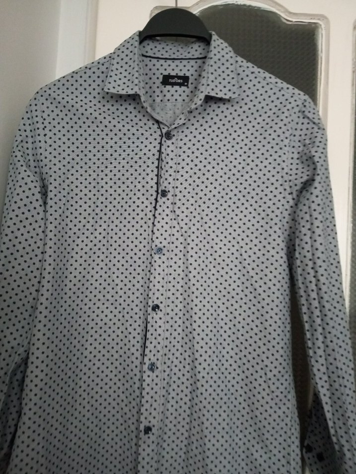 Gri Regular Fit Erkek Gömlek - Görsel 3