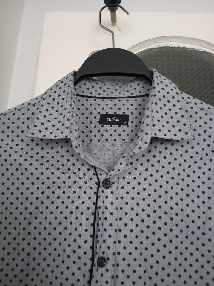 Gri Regular Fit Erkek Gömlek - Görsel 4