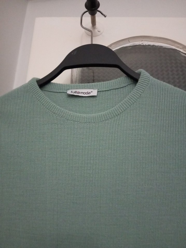 Pastel Gri Kadın İnce Triko Kazak - Görsel 5