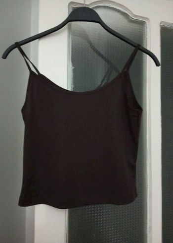 Siyah İnce Askılı Mini Kadın Atlet - Görsel 2