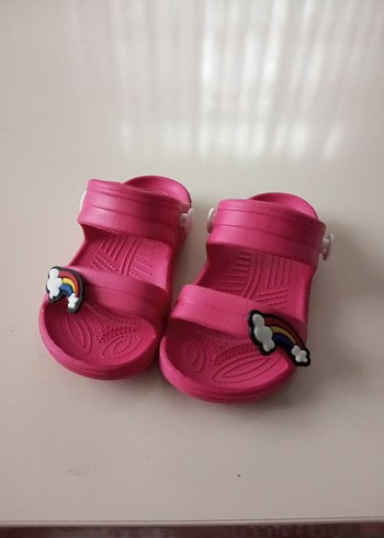 Kız Çocuk Pembe Ayarlanabilir Kaydırmaz Terlik - Görsel 4