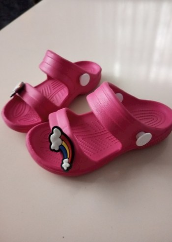 Kız Çocuk Pembe Ayarlanabilir Kaydırmaz Terlik - Görsel 3