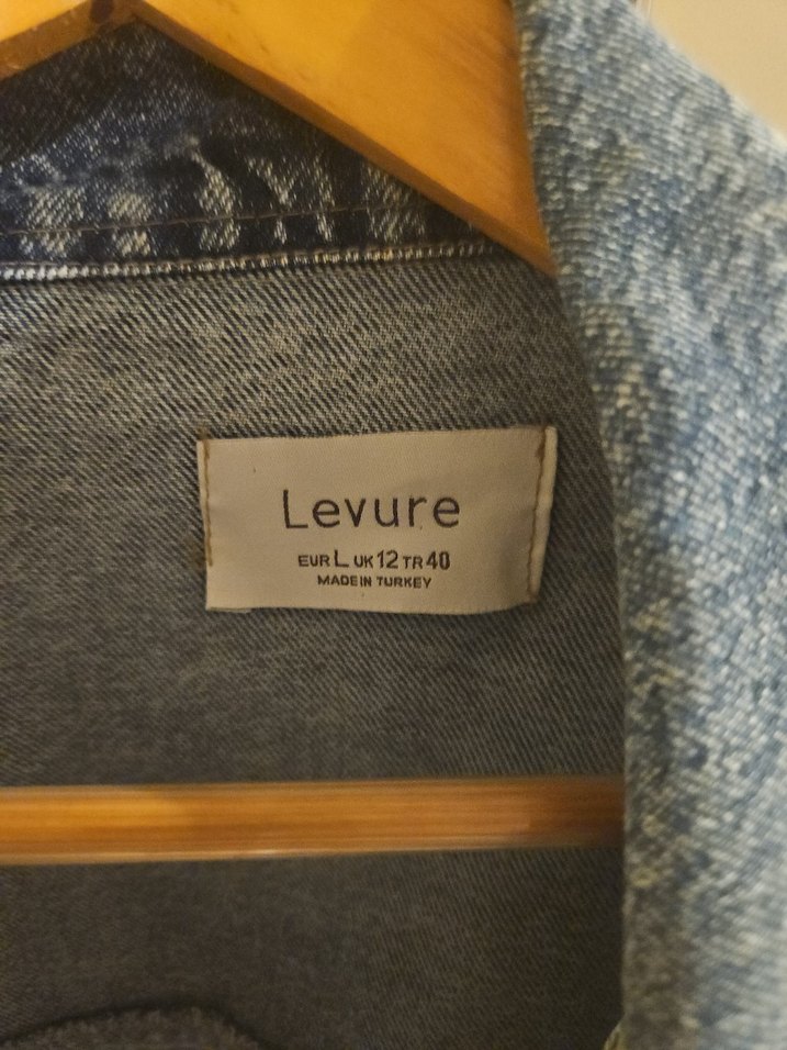 Kadın Beyaz  Bağcıklı kot8 Denim Ceket - Görsel 5