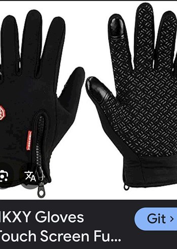 Dokunmatik Ekranlı Siyah Biker Eldiveni HKXY - Görsel 4