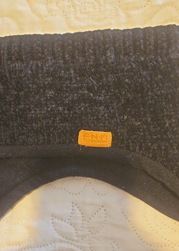 Siyah Örgü Kadın bere - Görsel 6