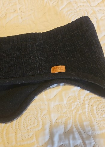 Siyah Örgü Kadın bere - Görsel 4