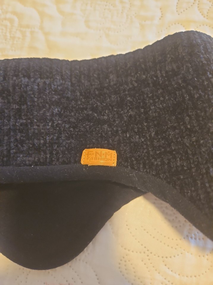 Siyah Örgü Kadın bere - Görsel 5