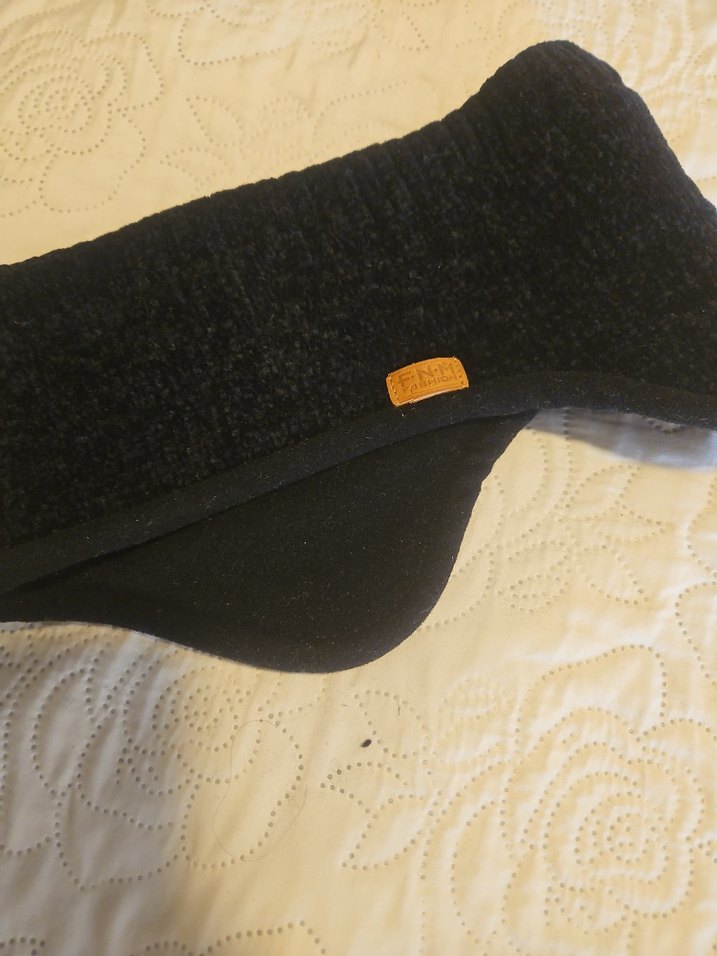 Siyah Örgü Kadın bere - Görsel 2