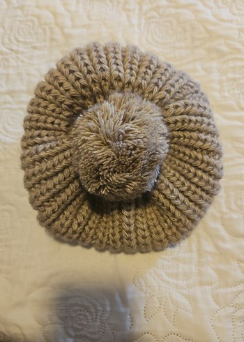 vizon Örgü Kadın Bere Ponponlu - Görsel 2