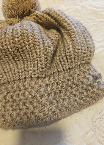 vizon Örgü Kadın Bere Ponponlu - Görsel 4