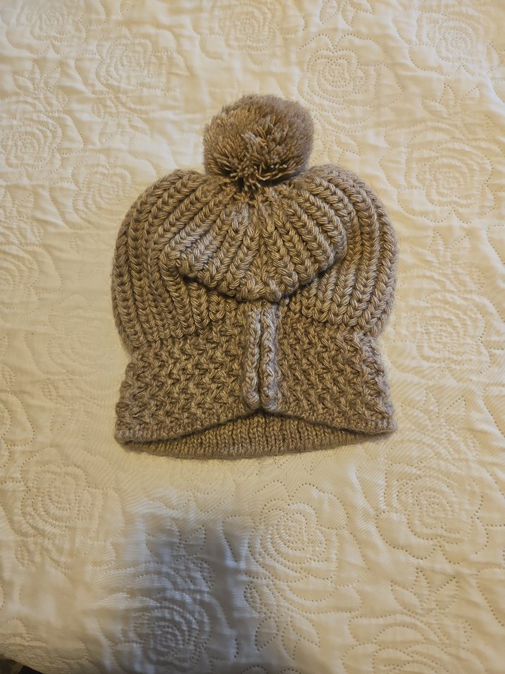 vizon Örgü Kadın Bere Ponponlu - Görsel 3