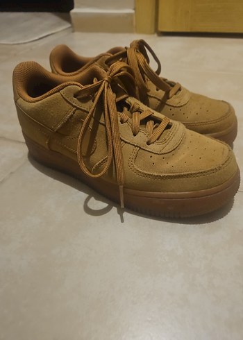 ORJİNAL NİKE AİR force.. Kadın HAKİKİ Süet  Spor Ayakkabı - Görsel 3