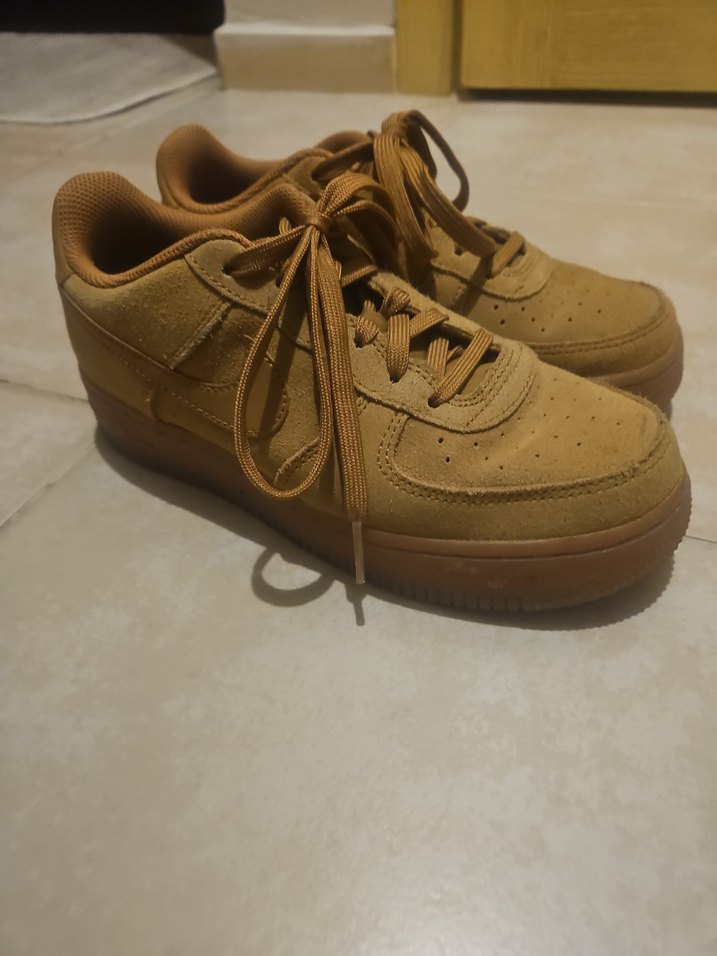 ORJİNAL NİKE AİR force.. Kadın HAKİKİ Süet  Spor Ayakkabı - Görsel 3