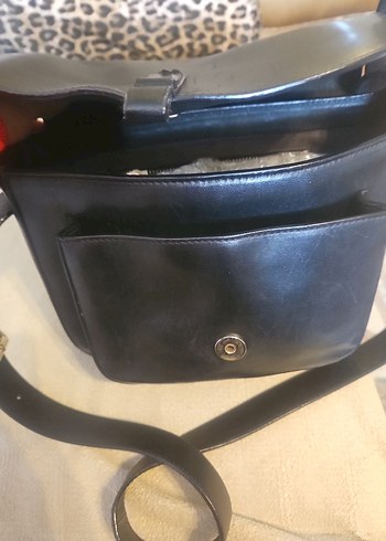 DESA DERİ Siyah GERÇEK Deri  Kadın Çanta - Görsel 2