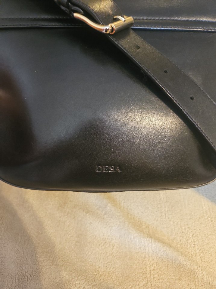 DESA DERİ Siyah GERÇEK Deri  Kadın Çanta - Görsel 3
