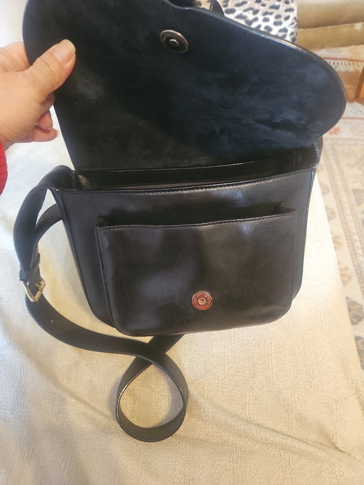 DESA DERİ Siyah GERÇEK Deri  Kadın Çanta - Görsel 5