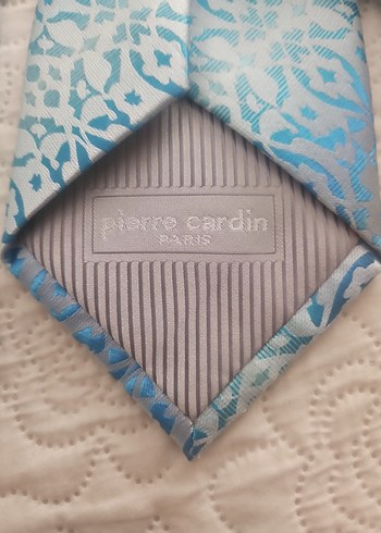 Pierre Cardin Mavi Desenli Erkek Kravat - Görsel 2