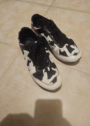 Kenzo Siyahbeyaz Kadın Spor Ayakkabı - Görsel 2