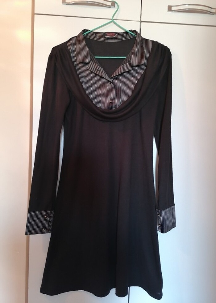 Kadın gömlek elbise - Görsel 3