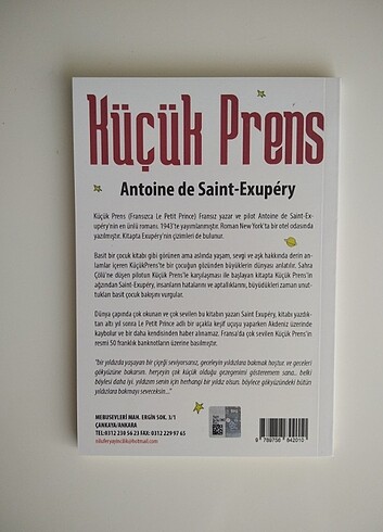 Kitap Küçük Prens 