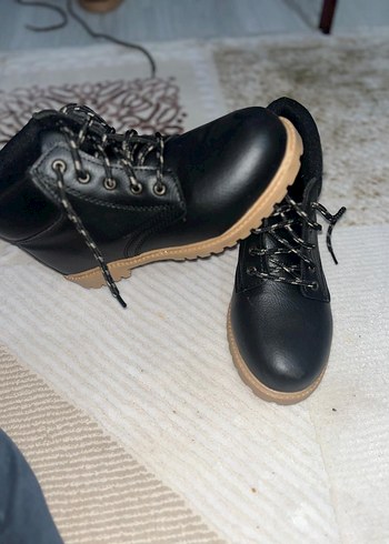 Siyah Bağcıklı Erkek Bot sıfır - Görsel 2