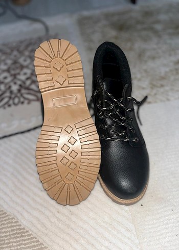 Siyah Bağcıklı Erkek Bot sıfır - Görsel 3