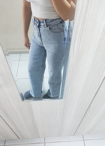 32 Beden mavi Renk h&m jean