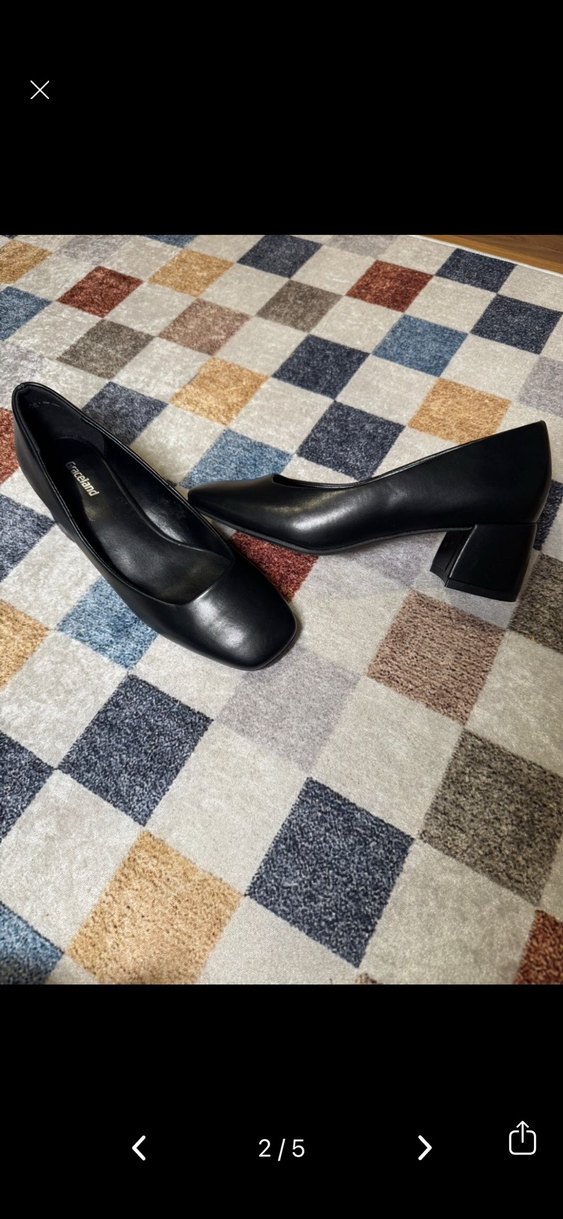 Siyah topuklu - Görsel 2
