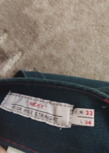 Erkek Lacivert Regular Fit Kemerli Kot Pantolon-Lee Cooper - Görsel 3