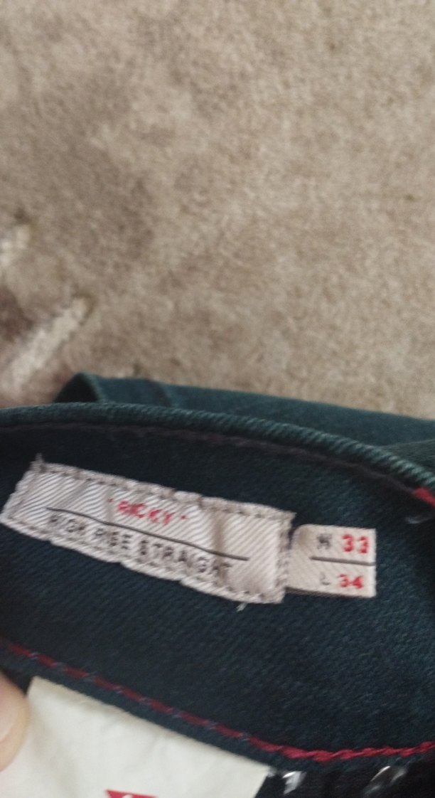 Erkek Lacivert Regular Fit Kemerli Kot Pantolon-Lee Cooper - Görsel 3