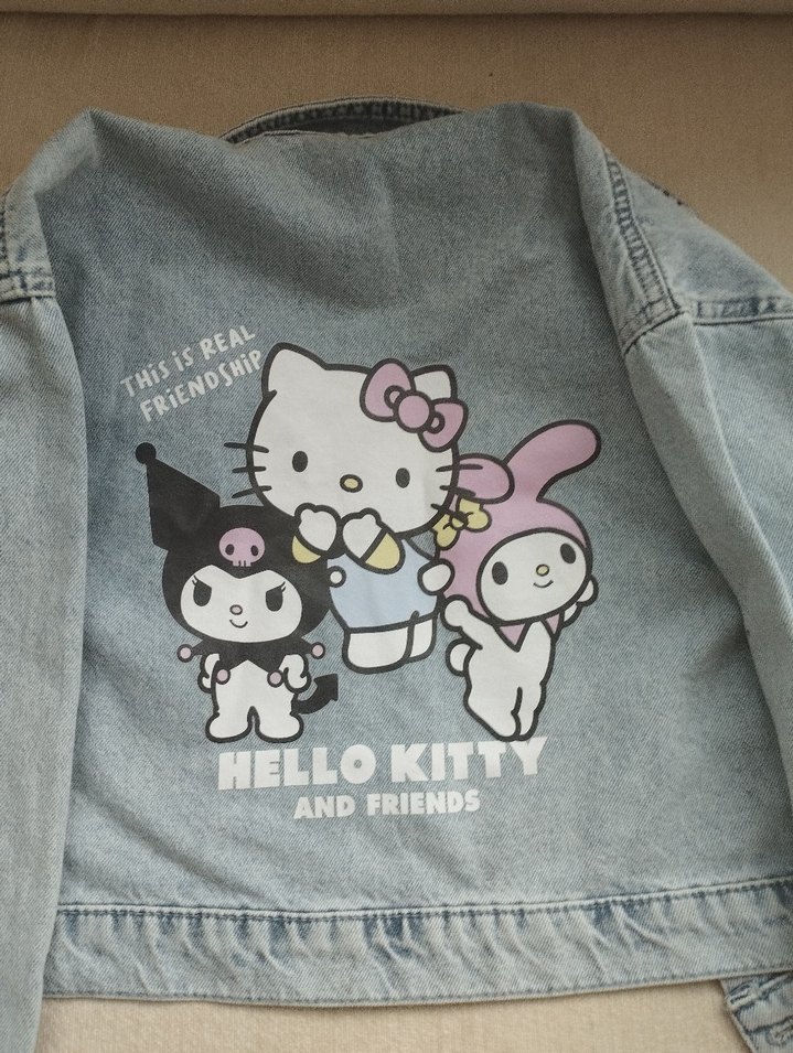 kuramı hello kitty kot ceket LC waikiki - Görsel 2