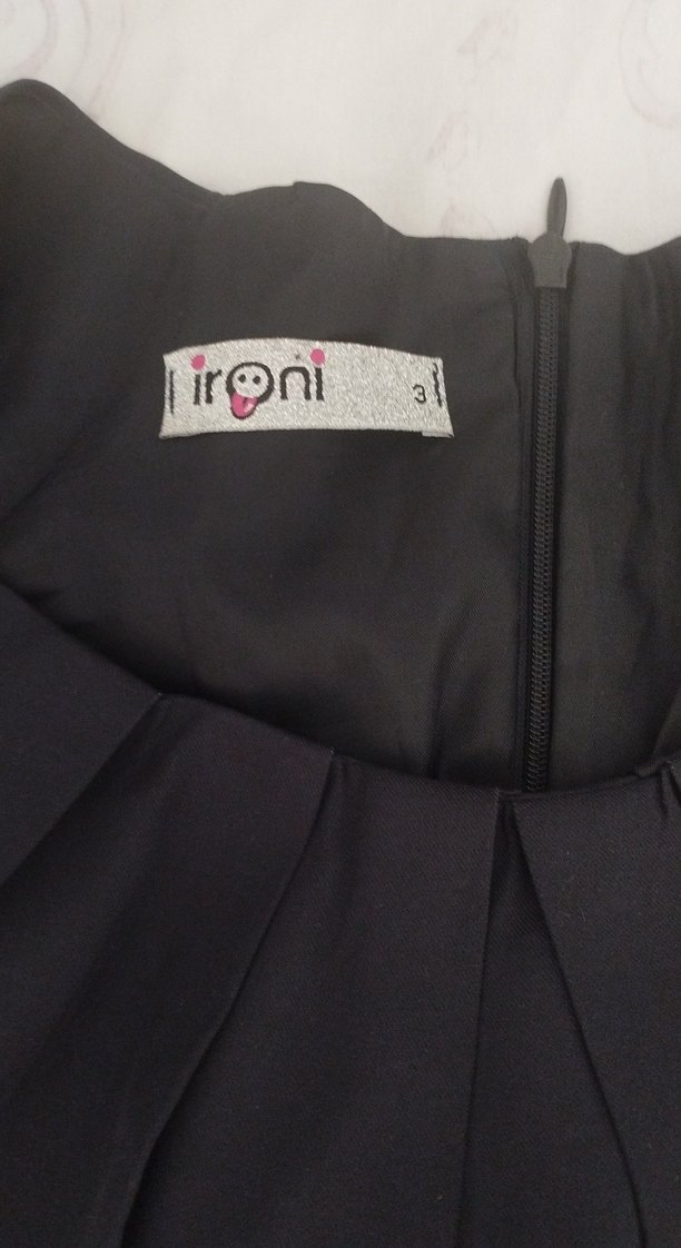 Düğme detaylı Lacivert Midi Kolsuz Kadın Elbise - Görsel 4