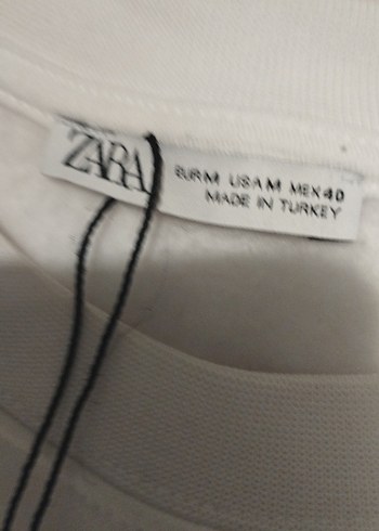 Beyaz Pamuklu Baskılı Erkek Sweatshirt - Görsel 3