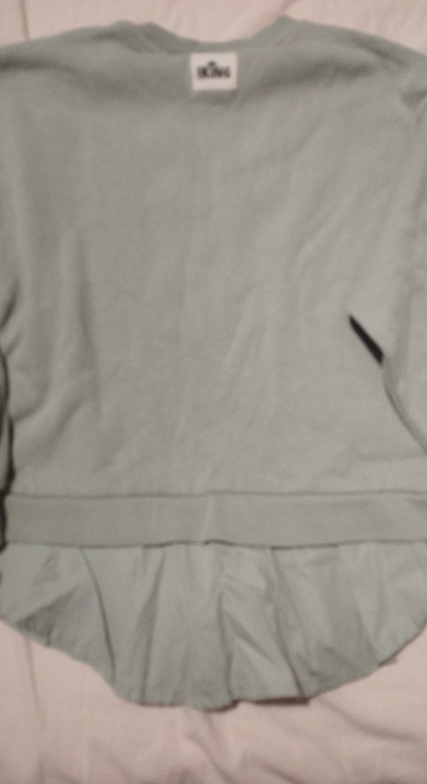 Kız Çocuk Yeşil Baskılı Sweatshirt - Görsel 3