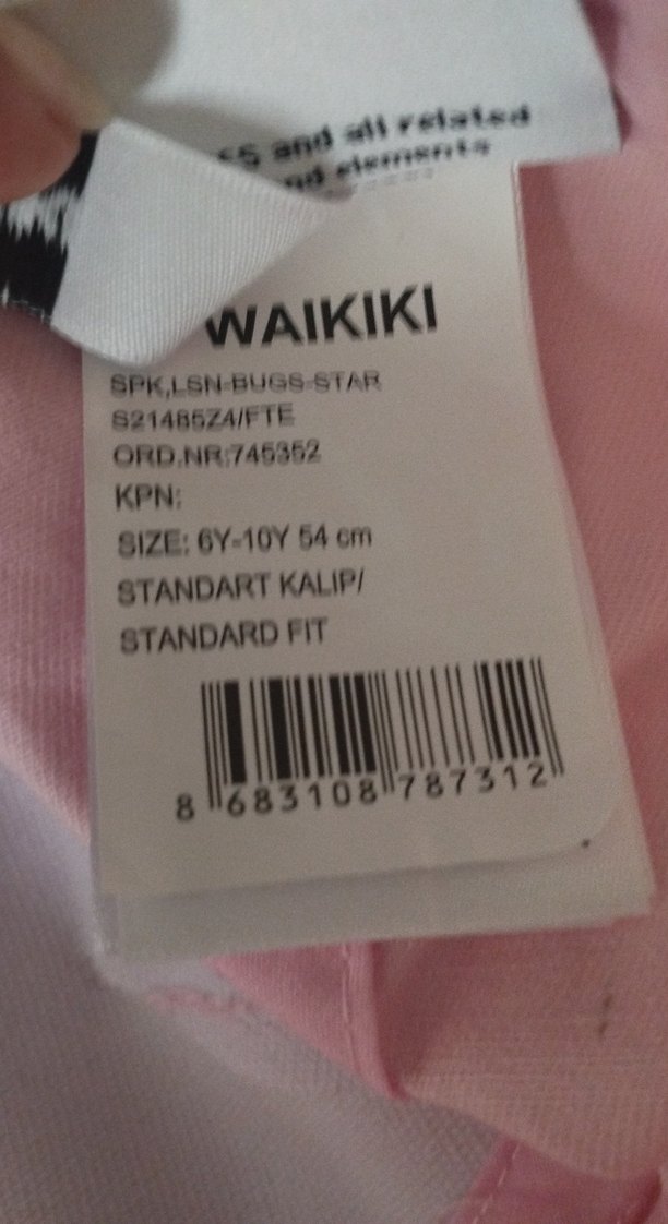 Pembe Çocuk Şapka Glitzli Vizörlü-6-10 yaş arası - Görsel 2