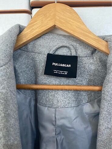 s Beden Pull and bear kaban gri