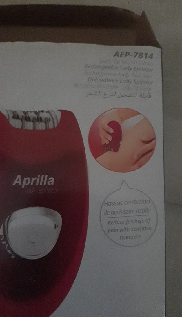 Aprilla Kırmızı Renkli Epilatör - Görsel 3