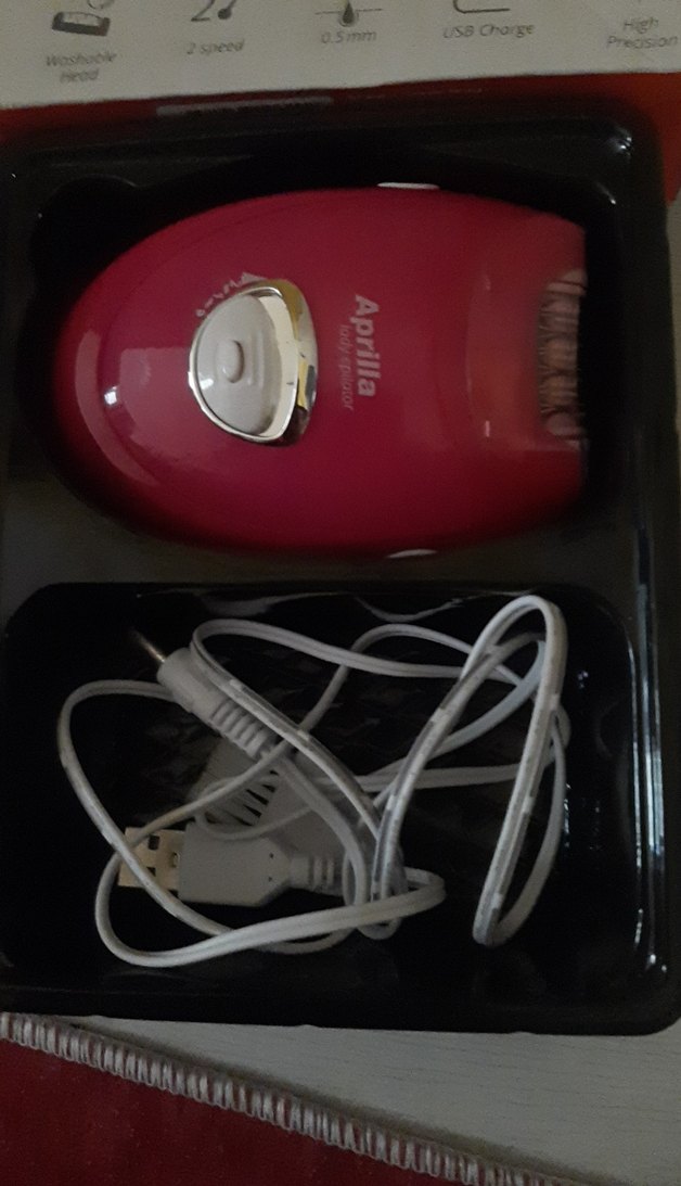 Aprilla Kırmızı Renkli Epilatör - Görsel 4