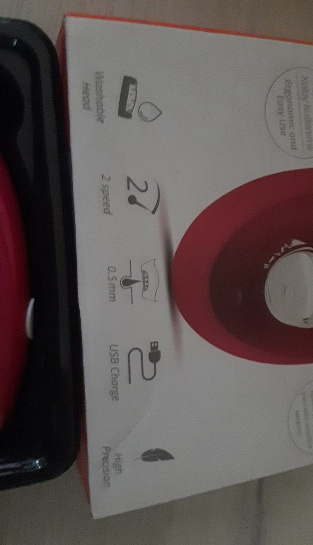 Aprilla Kırmızı Renkli Epilatör - Görsel 2