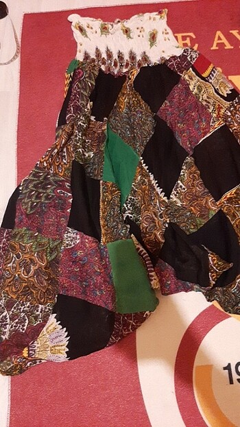 Zara Patchwork Otantik şalvar