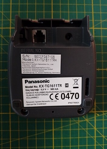 Panasonic KX-TG1611TR Telsiz Telefon - Görsel 4