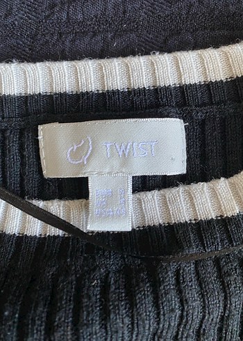 Twist Siyah Triko Kazak - Görsel 4