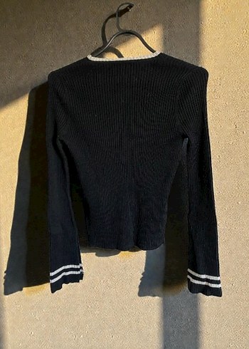 Twist Siyah Triko Kazak - Görsel 3