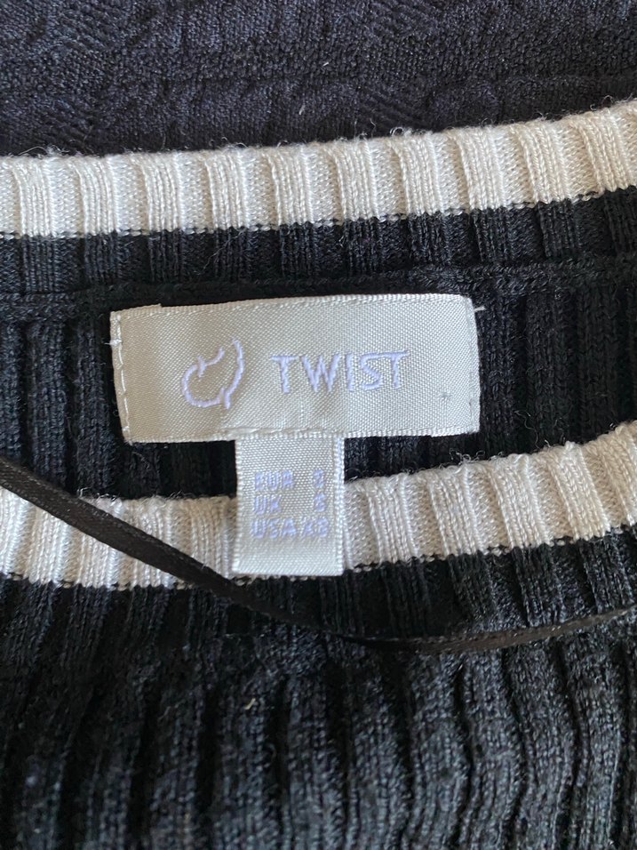 Twist Siyah Triko Kazak - Görsel 4