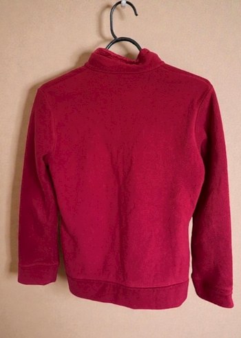 M&S Bordo Peluş Polar Ceket - Görsel 2