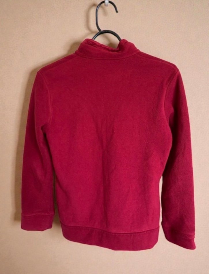 M&S Bordo Peluş Polar Ceket - Görsel 2