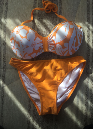 36 Beden Turunci Dolgulu Bikini