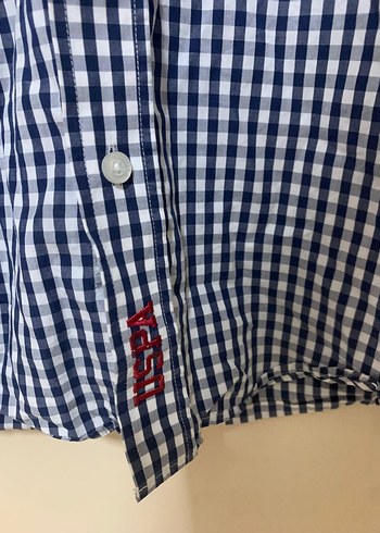 Erkek Düğmeli Uzun Kollu Gri Pamuk Gömlek - Görsel 4