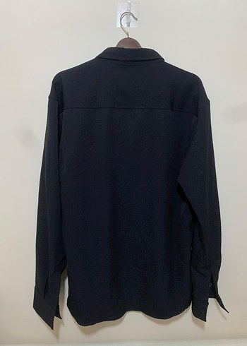 Siyah Uzun Kollu Erkek Gömlek - Görsel 3